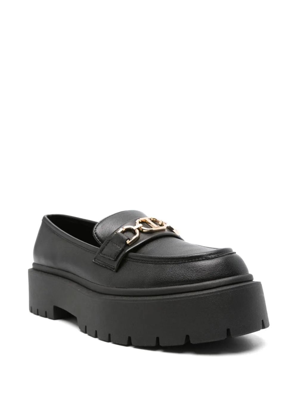 45mm logo-buckle leather loafers<BR/><BR/><BR/>