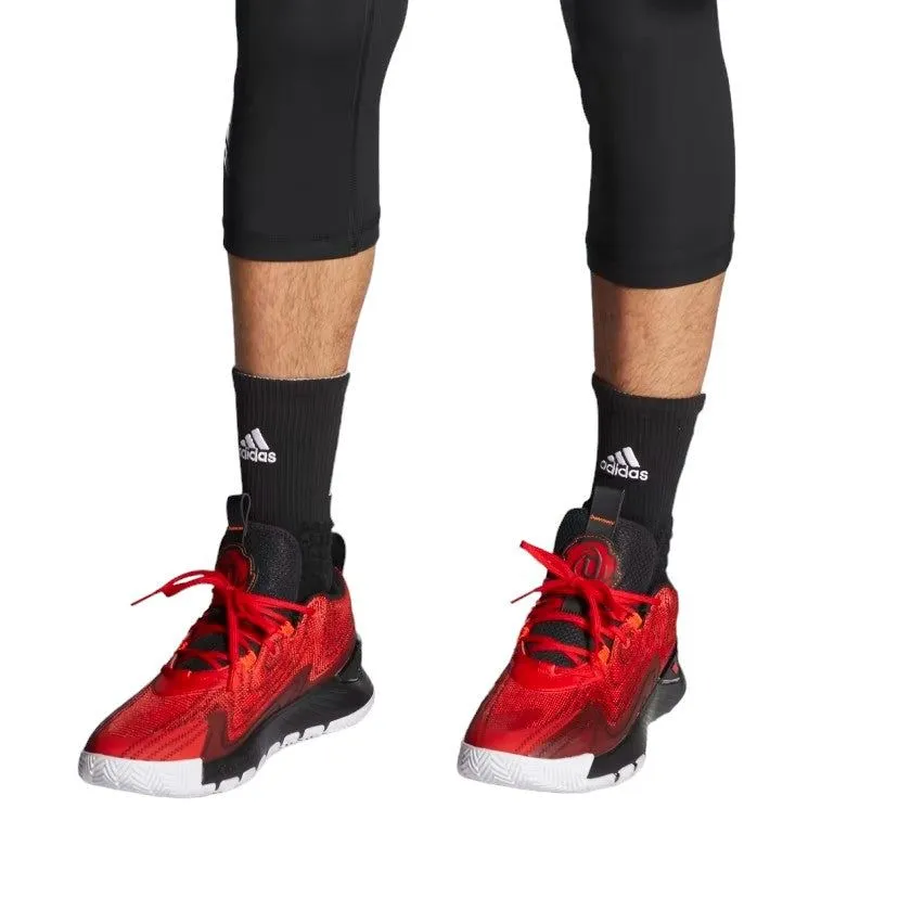 adidas D Rose Son of Chi 2.0 Shoes - Core Black / Vivid Red