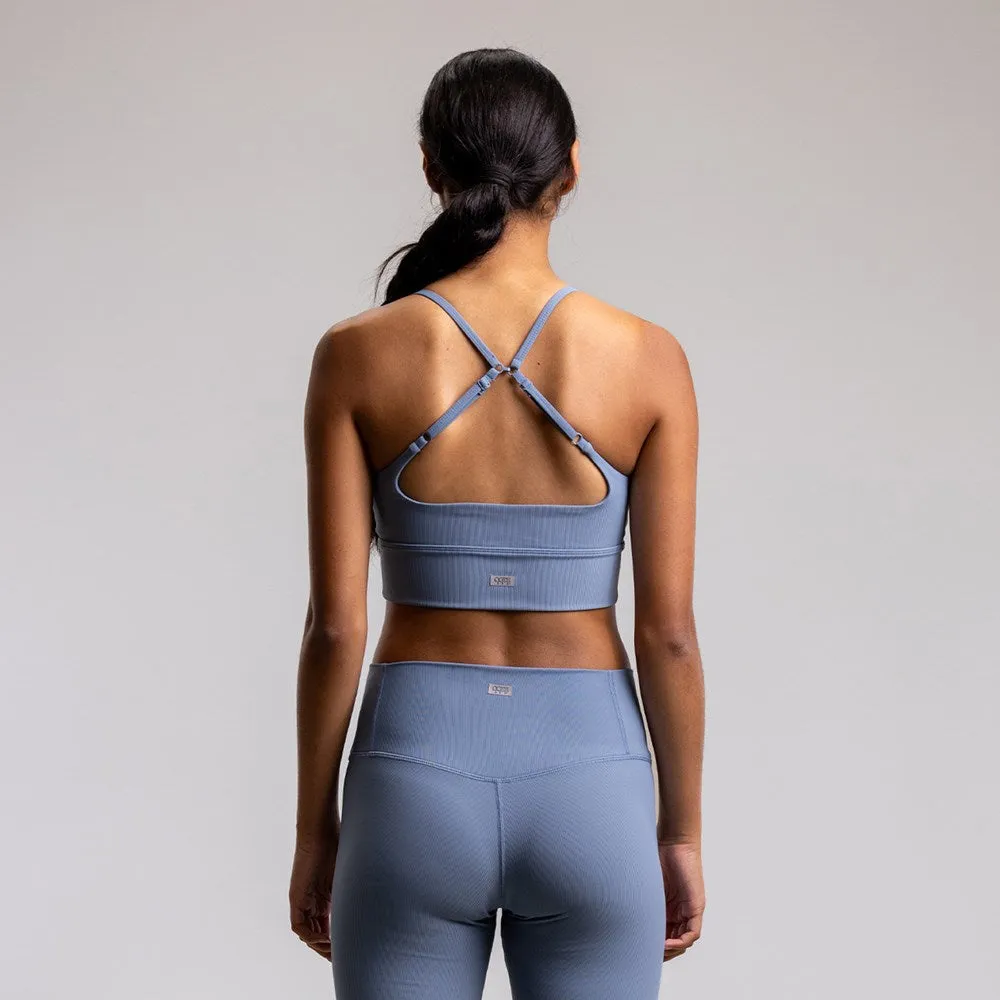 Agile Longline Bra - Women's ELEMENTAL BLUE