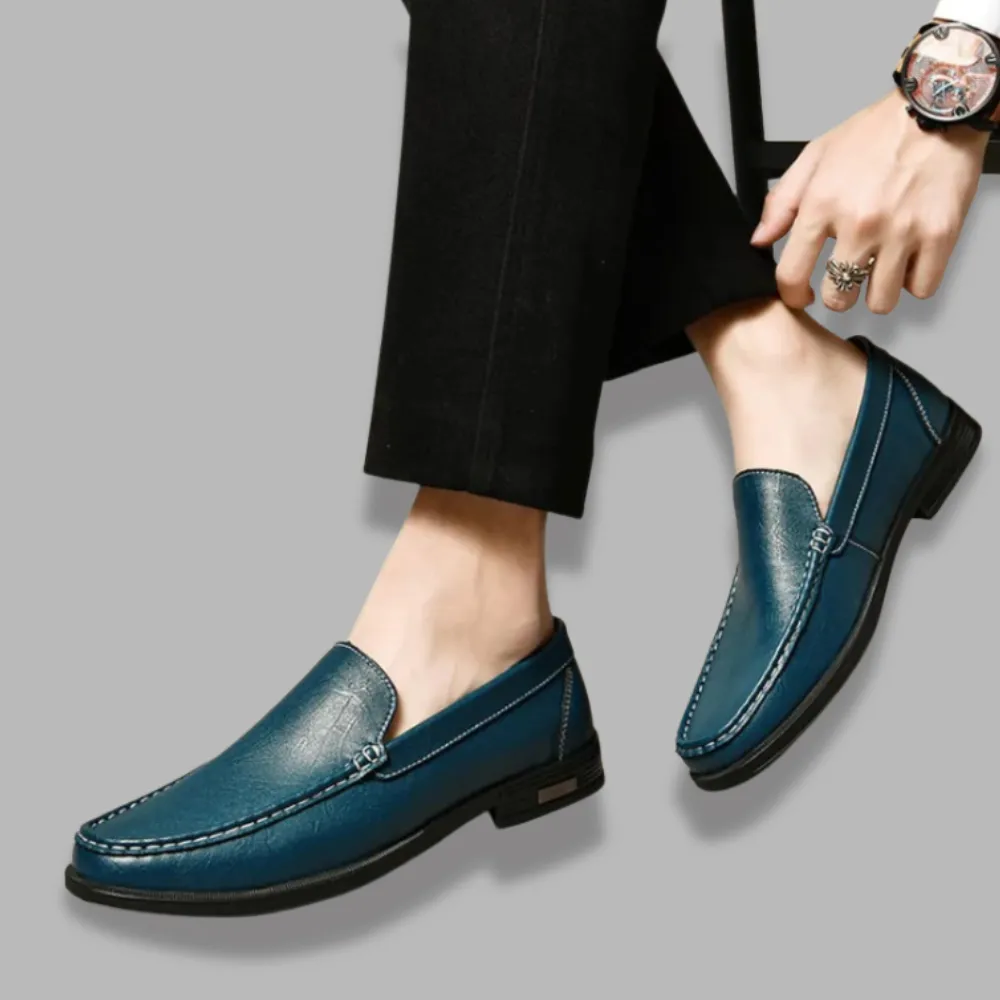 Aldo - Slip On Leather Loafers