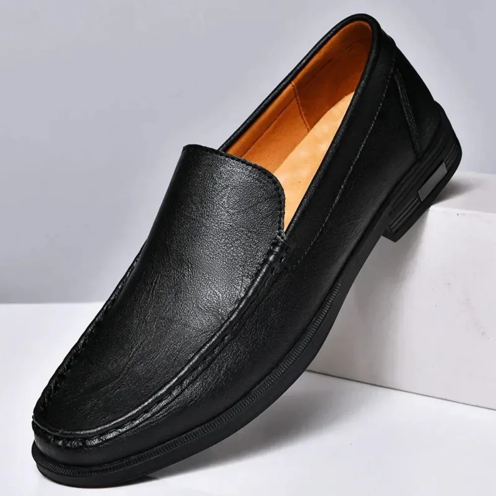 Aldo - Slip On Leather Loafers