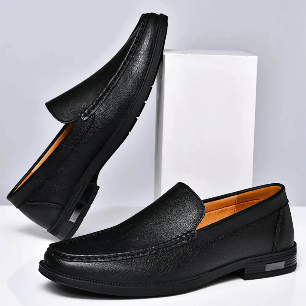 Aldo - Slip On Leather Loafers