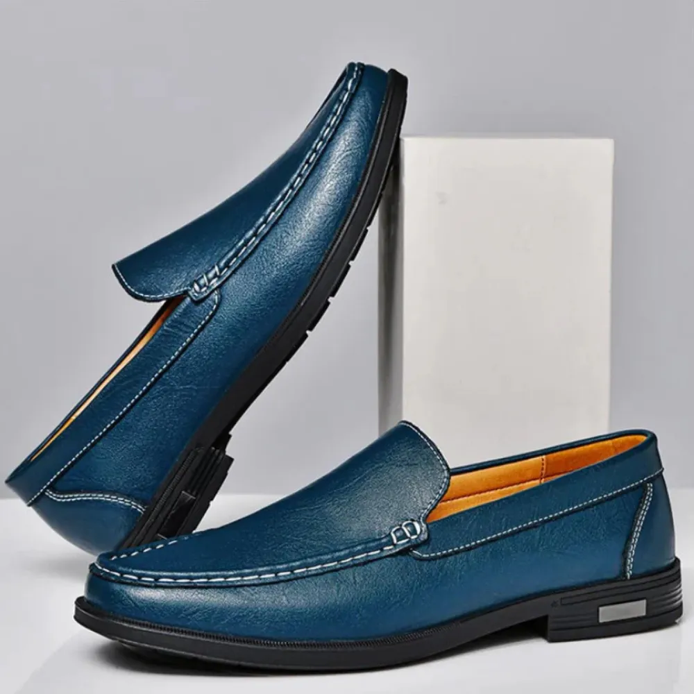 Aldo - Slip On Leather Loafers