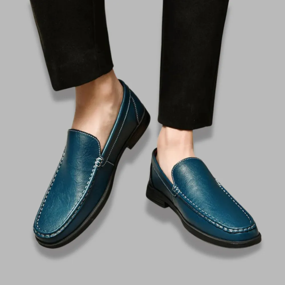 Aldo - Slip On Leather Loafers