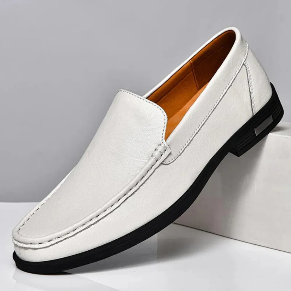 Aldo - Slip On Leather Loafers