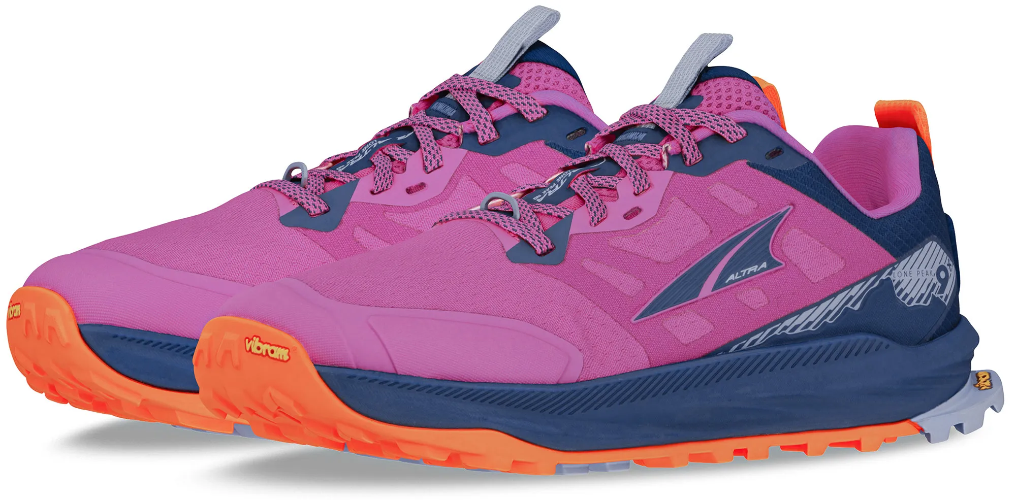 Altra Lone Peak 9  Womens Trail Running Shoes - Purple
