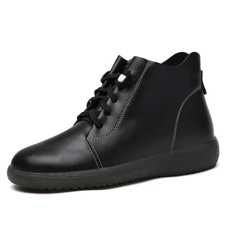 Ankle Boots Genuine Leather Non-Slip - Carmen