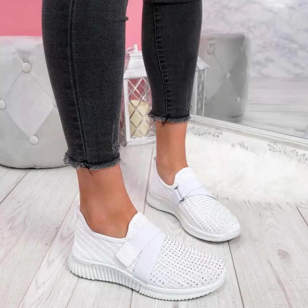Avery Sneakers - Breathable And Light Crystal Sneakers