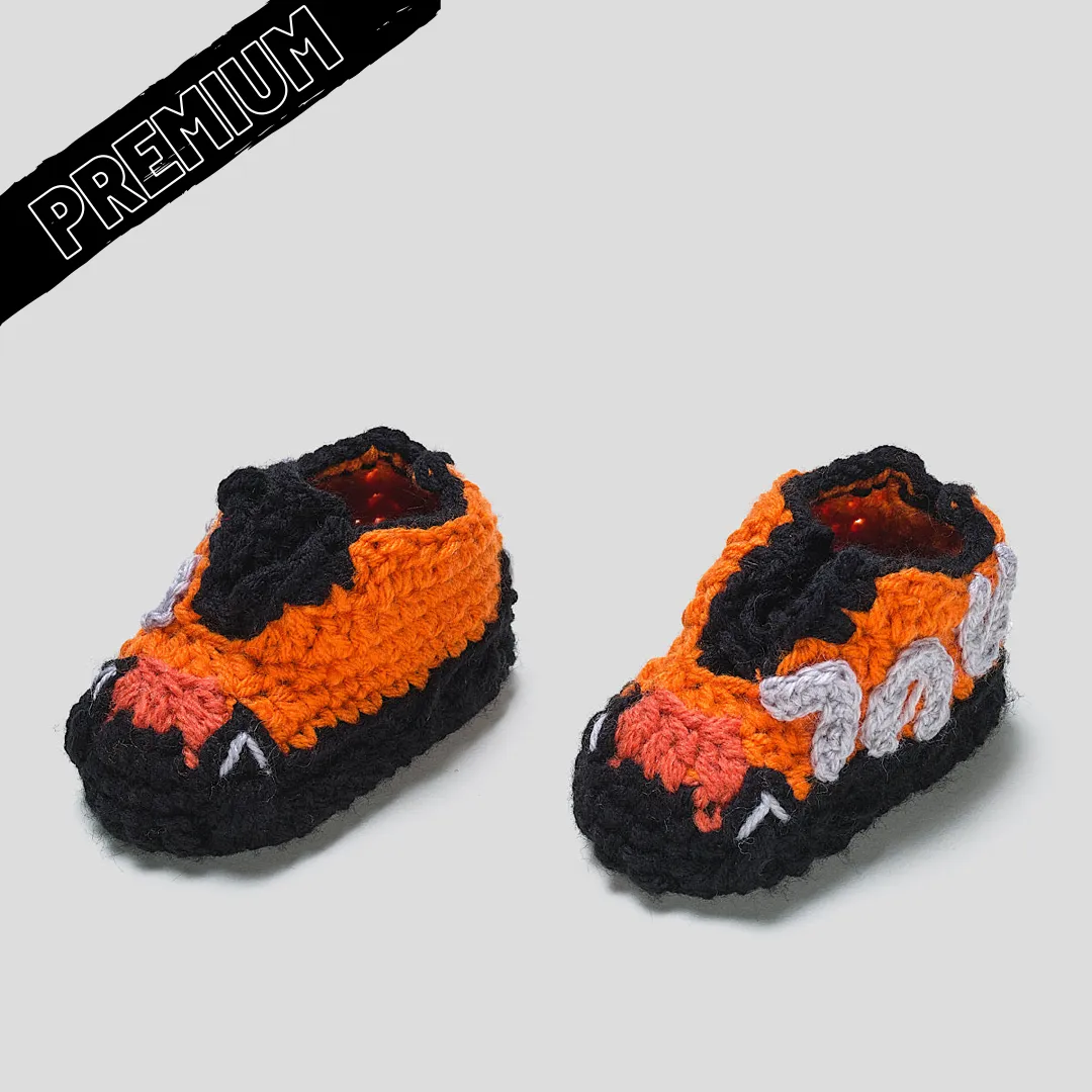 Baby Crochet Yzy M-Orange (Soft felt non-slip bottom)
