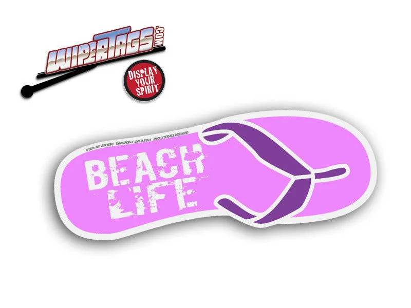 Beach Life Sandal WiperTags