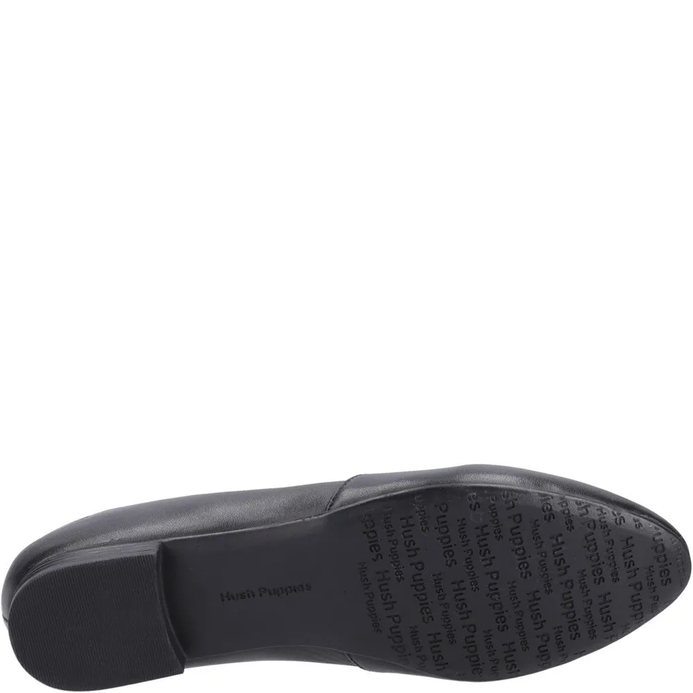 Black/Black Lola Senior School Shoes