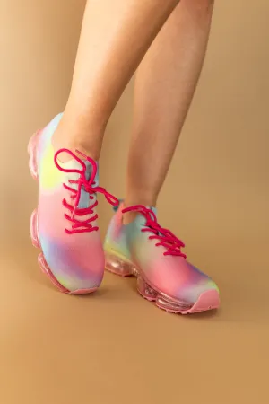 Christina Sneaker in Hot Pink