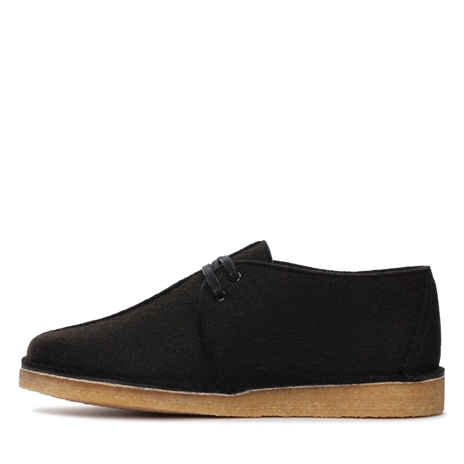 Clarks Originals Desert Trek Men's Black Felt Suede 26168873
