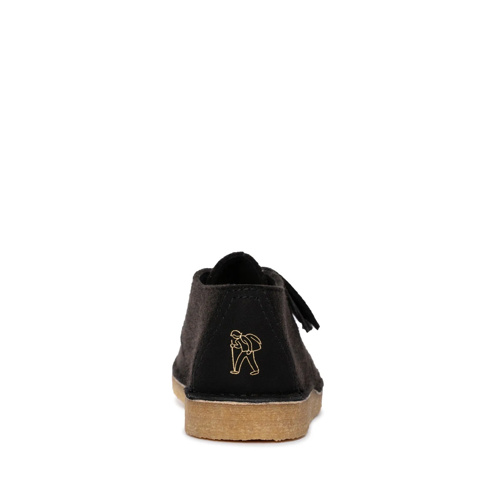 Clarks Originals Desert Trek Men's Black Felt Suede 26168873