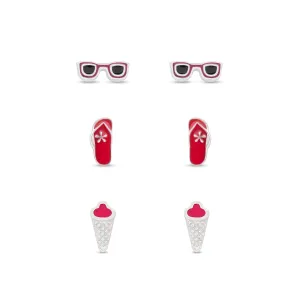 Fun in the Sun Stud Set in Sterling Silver