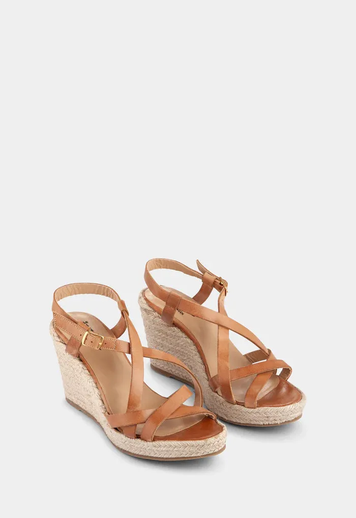 Ivy Lee Copenhagen Maya Sandals Dark Tan