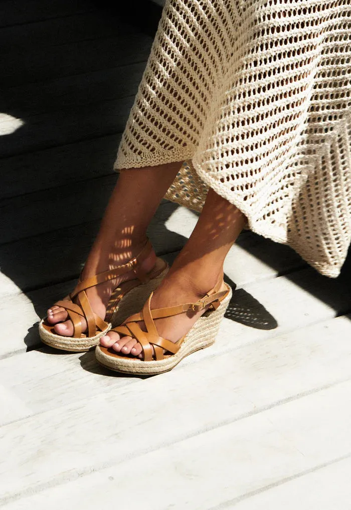Ivy Lee Copenhagen Maya Sandals Dark Tan