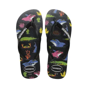 MEN TOP MULGA FLIP FLOPS BLACK/BLACK