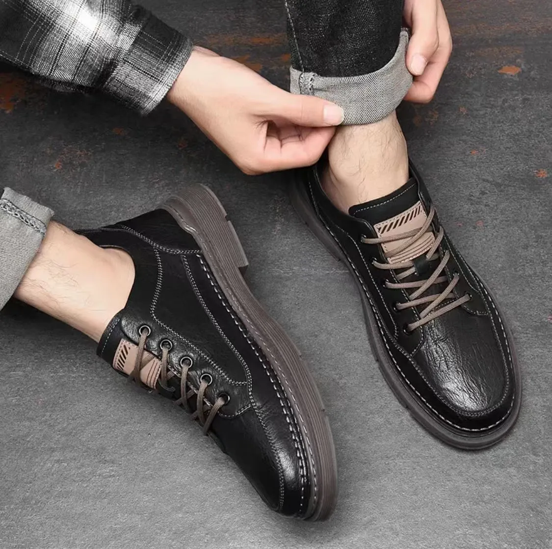 Men's Casual Non-slip Leather  Shoes