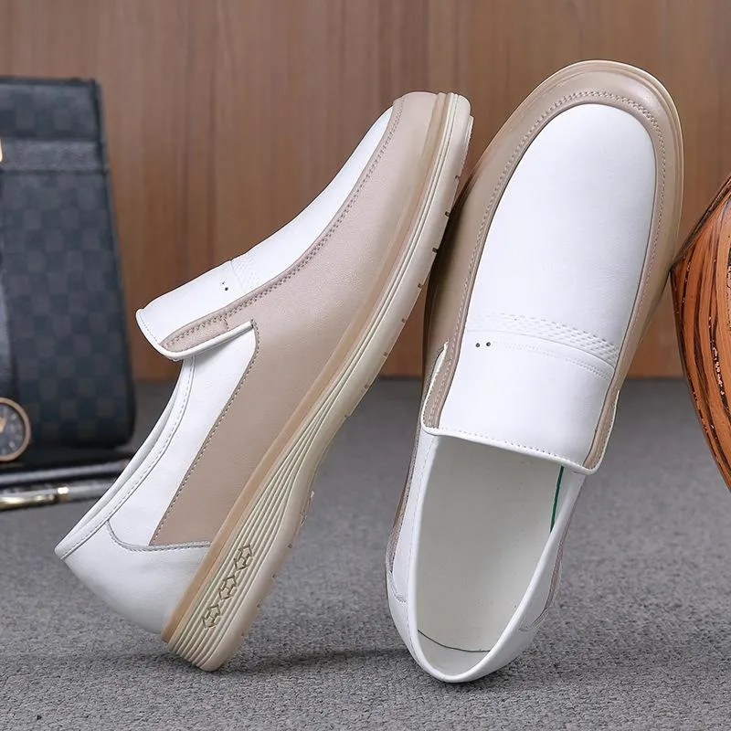 Men's Daily PU Waterproof Loafers & Slip-Ons