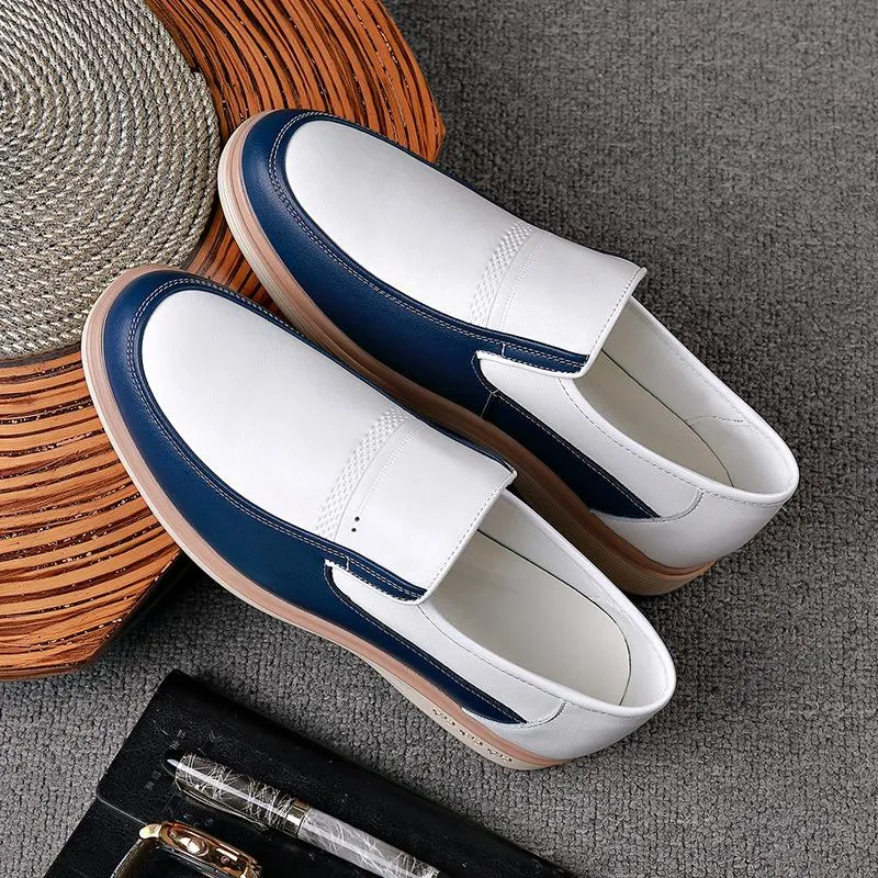 Men's Daily PU Waterproof Loafers & Slip-Ons