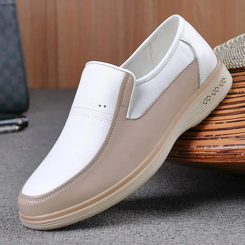 Men's Daily PU Waterproof Loafers & Slip-Ons
