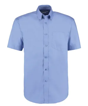 Mid Blue - Corporate Oxford shirt short-sleeved (classic fit)