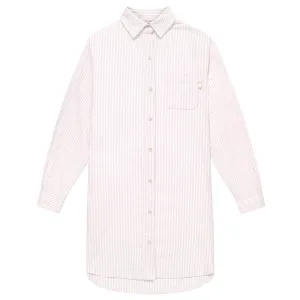 Oxford Stripe Dress Pink