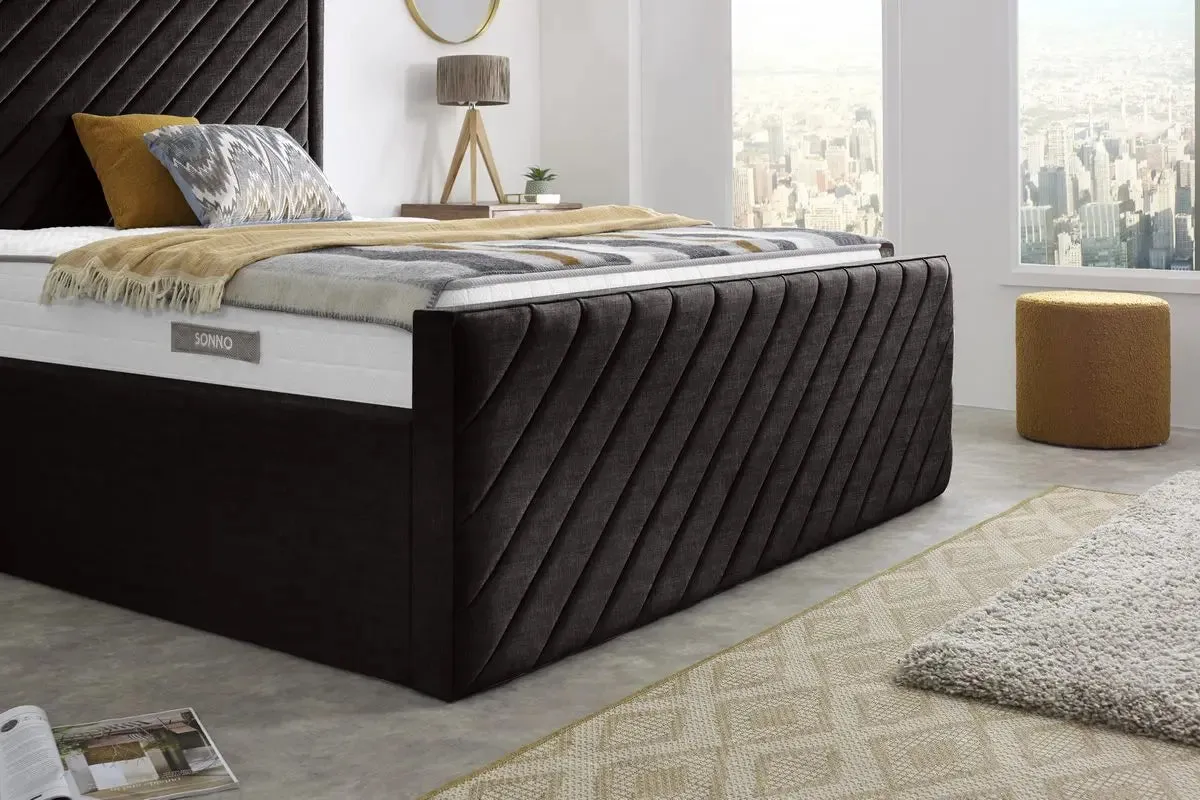Oxford Upholstered Ottoman Bed