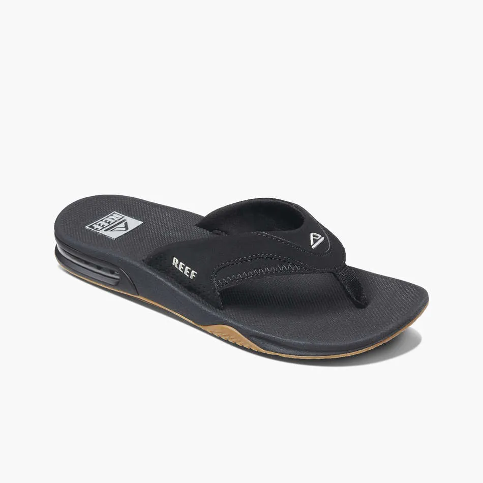 Reef Mens Fanning Black Silver