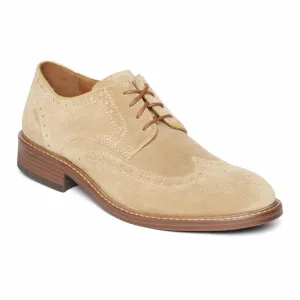 Rockport Men KENTON WINGTIP TAN SDE
