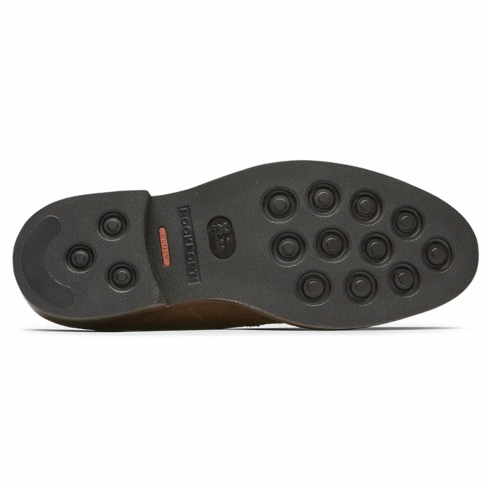 Rockport Men KENTON WINGTIP TAN SDE
