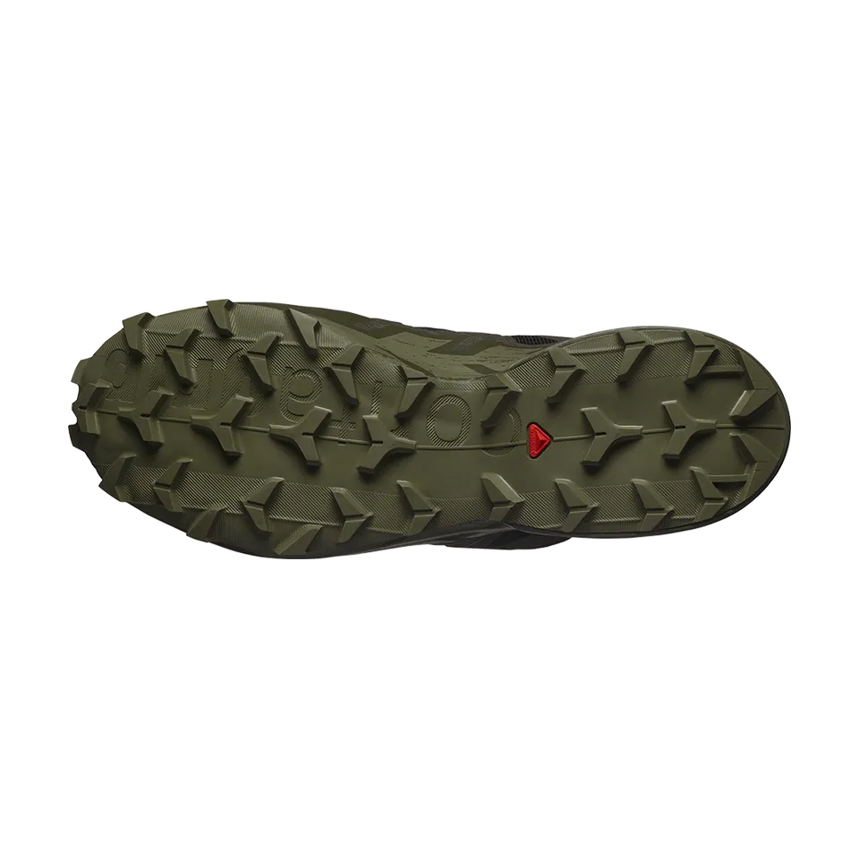 Salomon Men's Speedcross 6 GTX Black/Peat/Deep Lichen Green
