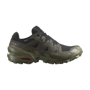 Salomon Men's Speedcross 6 GTX Black/Peat/Deep Lichen Green