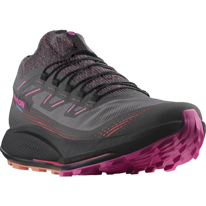 Salomon Pulsar Trail 2 Pro Shoes (Women's) Plum Kitten / Black / Pink Glo