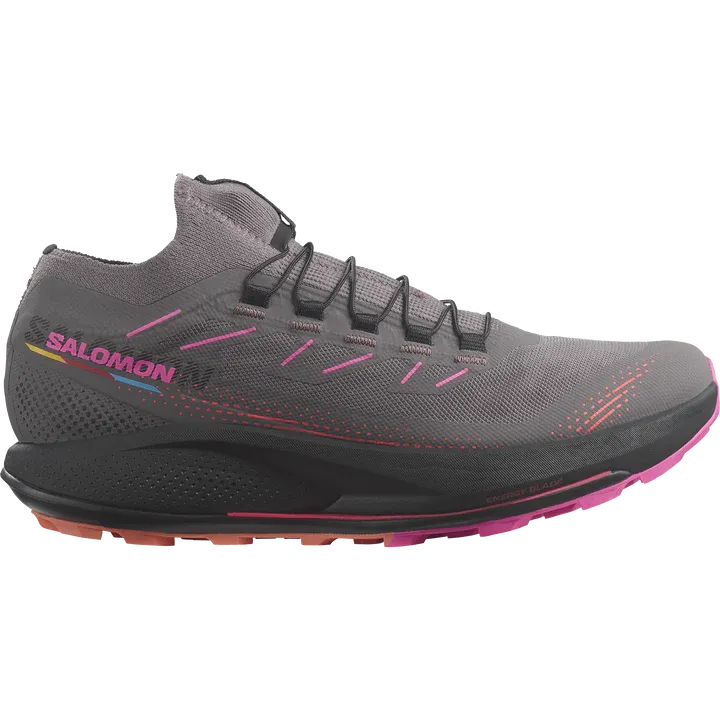 Salomon Pulsar Trail 2 Pro Shoes (Women's) Plum Kitten / Black / Pink Glo