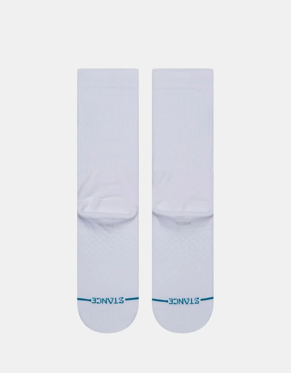 Stance x NBA Logoman Crew Socks - White