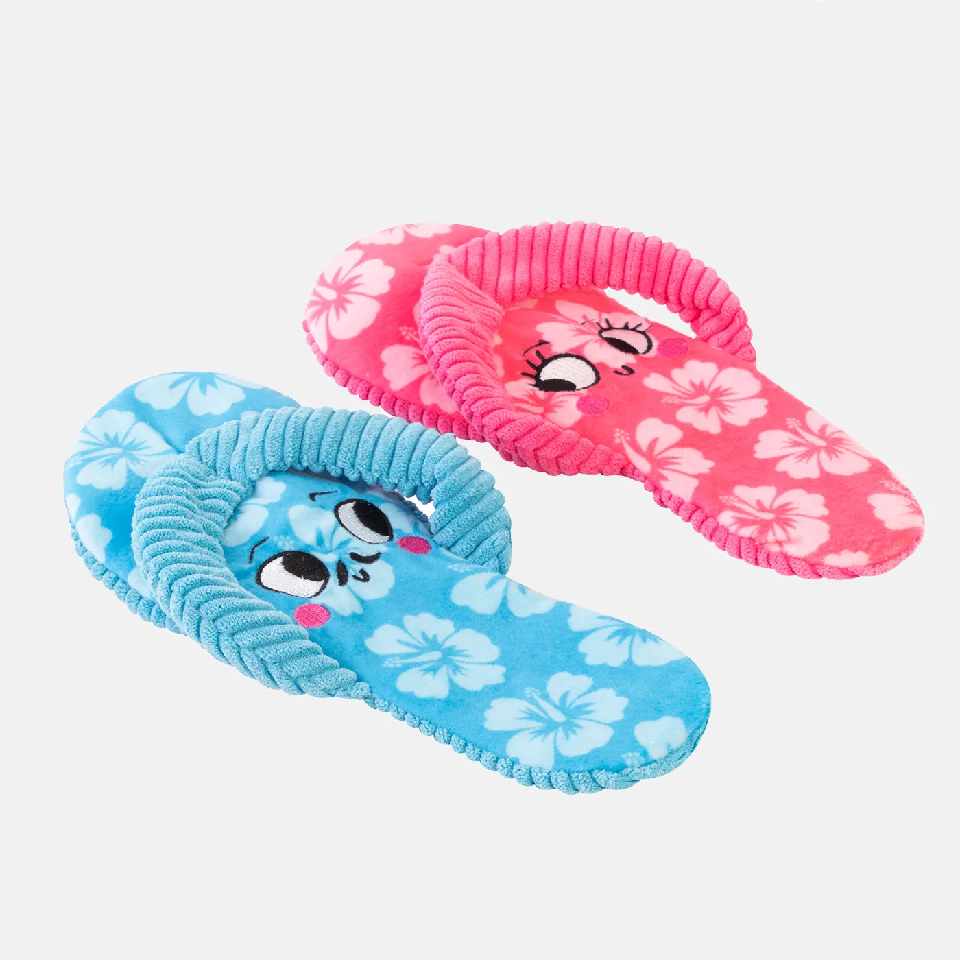 Summer Plush Flip Flops Dog Toy