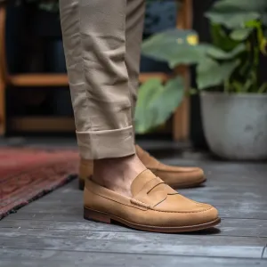 Tan Nubuck Leather Giuseppe Loafer