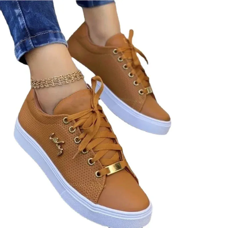 Women’s Vulcanized Shoes 2023  Casual Sneakers in Plus Size 43